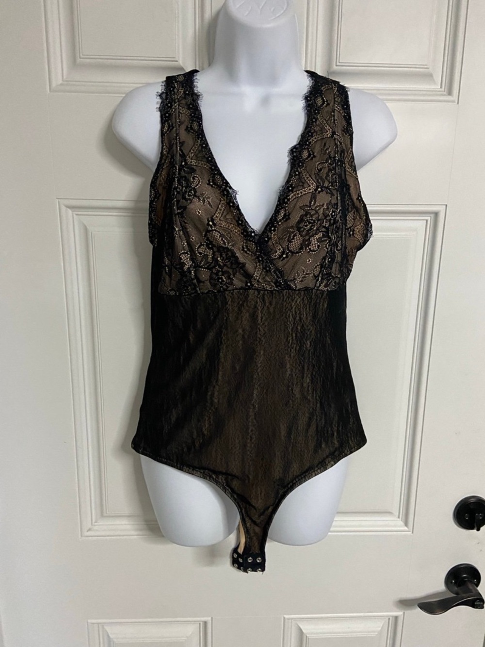 T5- Black Laced Bodysuit